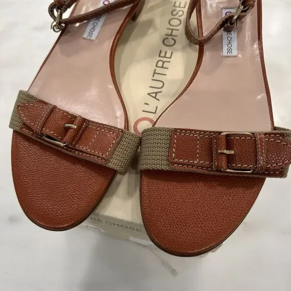 New in Box L'Autre Chose Sandal with ankle strap size 3.9/9.5 - Picture 3 of 7